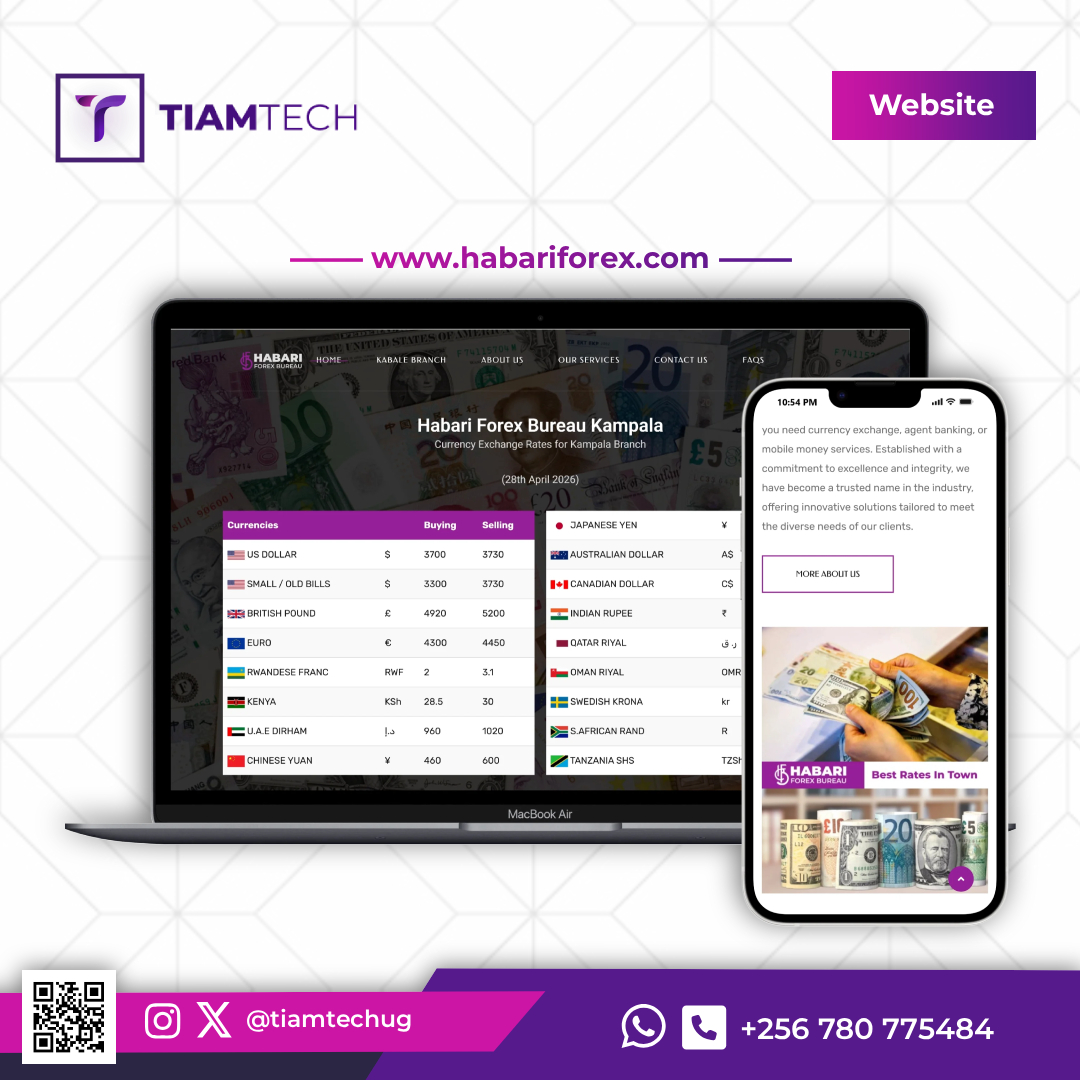HABARI FOREX BUREAU - TIAMTECH PROJECTS