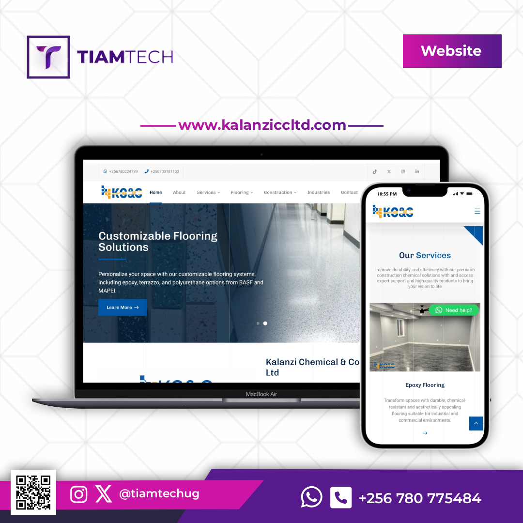 KALANZI CHEMICALS AND CONSTRUCTION LTD - TIAMTECH PROJECTS